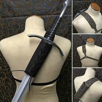 back sword scabbard|medieval sword scabbard on back.